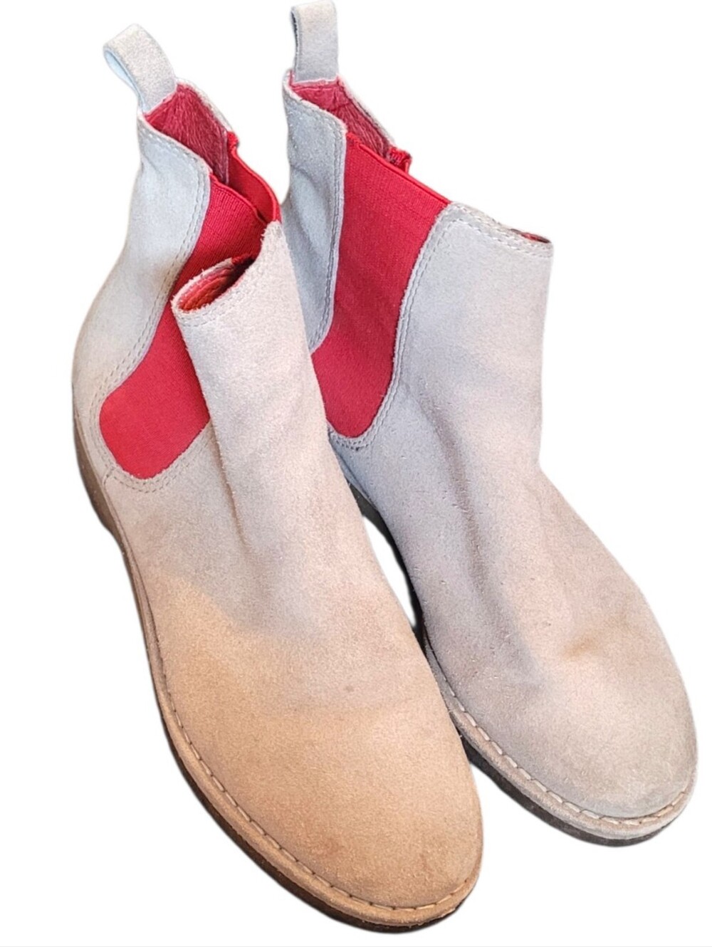Boden Women’s Suede Chelsea Boots in Beige  Size 40/US 9